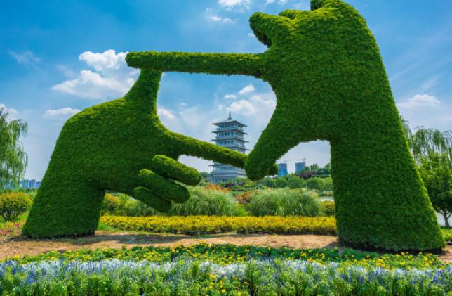 2022-2023年西安世博园园区绿雕花卉提升工程