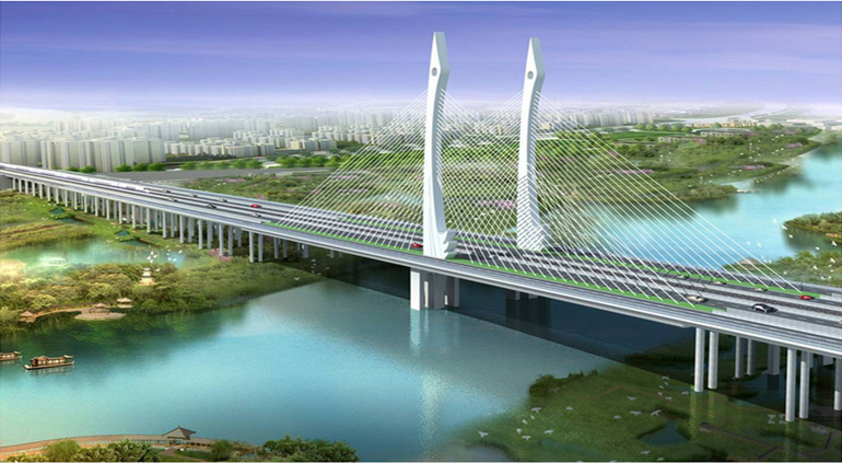 泾河湾大桥及引线工程II标段续建工程
